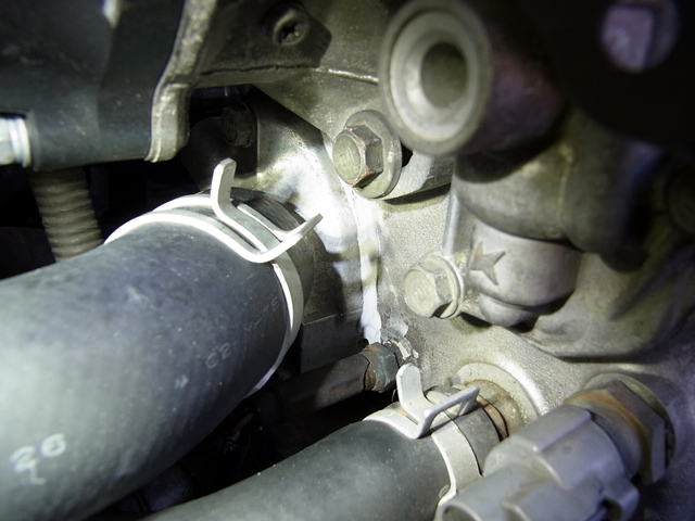 修理後のアウトレット