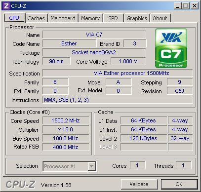CPU-Z Ver1.58